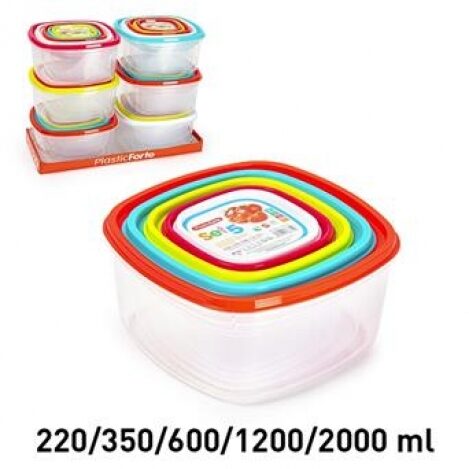 Food storage boxes (set of 5)