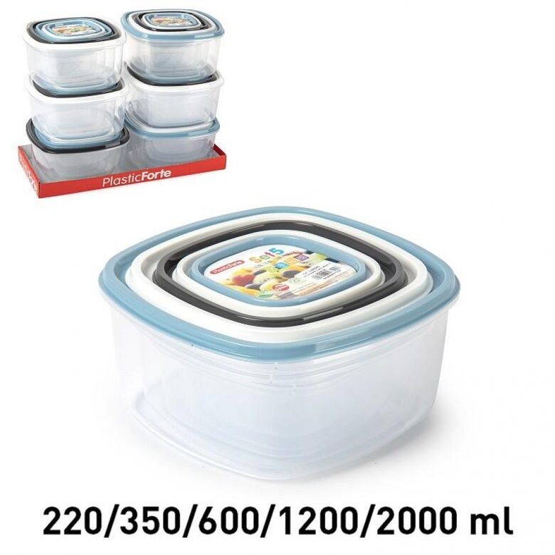 Food storage boxes (set of 5)