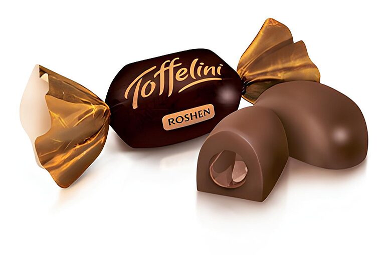 Конфеты "Roshen Toffelini" с шоколадной начинкой 1000 г