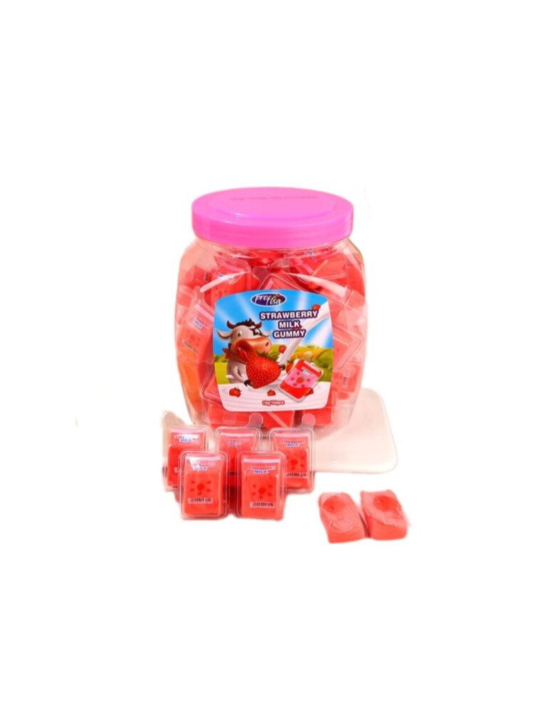 Желейные конфеты "Strawberry Milk Gummy" (50 шт. х 18 г.)