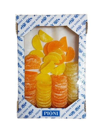 Marmelāde "Pioni" citrona-apelsīnu šķēlītes 1.8 kg.