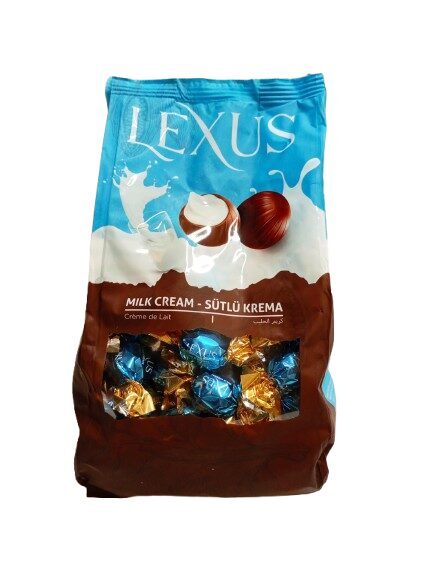 Chocolate candies "Lexus" with milk filling 1 kg.