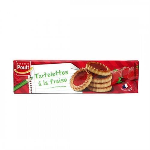 Печенье «Тартелетты» с клубничной начинкой, 150 г.