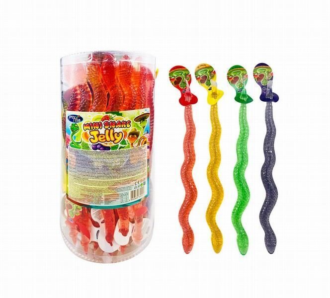 Liquid candies Mini Snake Jelly, 35 g x 48 pcs.