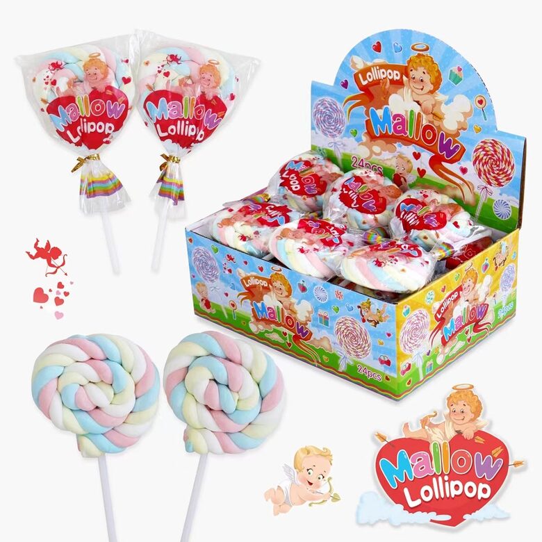 Marshmallows on a stick 24 pcs x 11 gr.