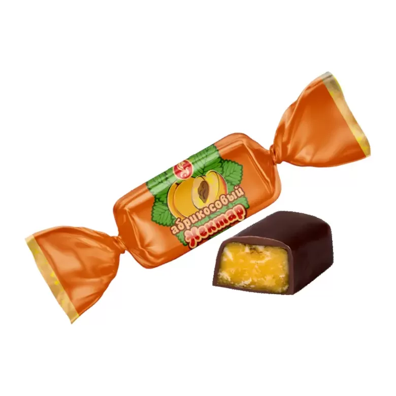 Glazed "Apricot Nectar" "BAYAN SULU" sweets 1 kg
