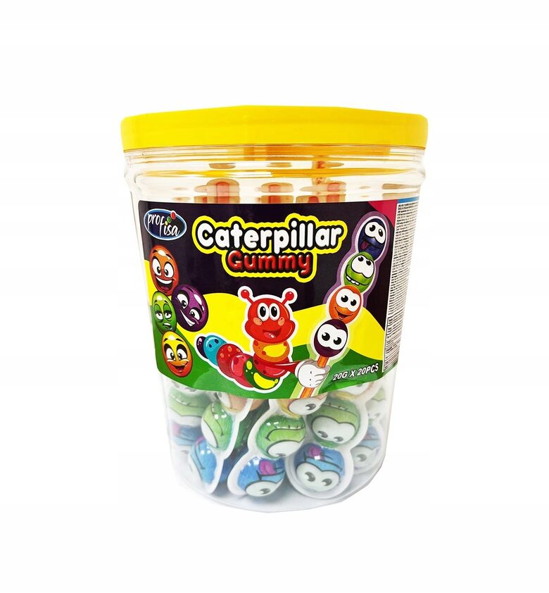 Jelly candies "Caterpillar" (20 pcs x 20 gr)