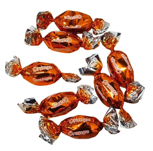 Марципан в темном шоколаде "Lübecker Orange" 1 кг.