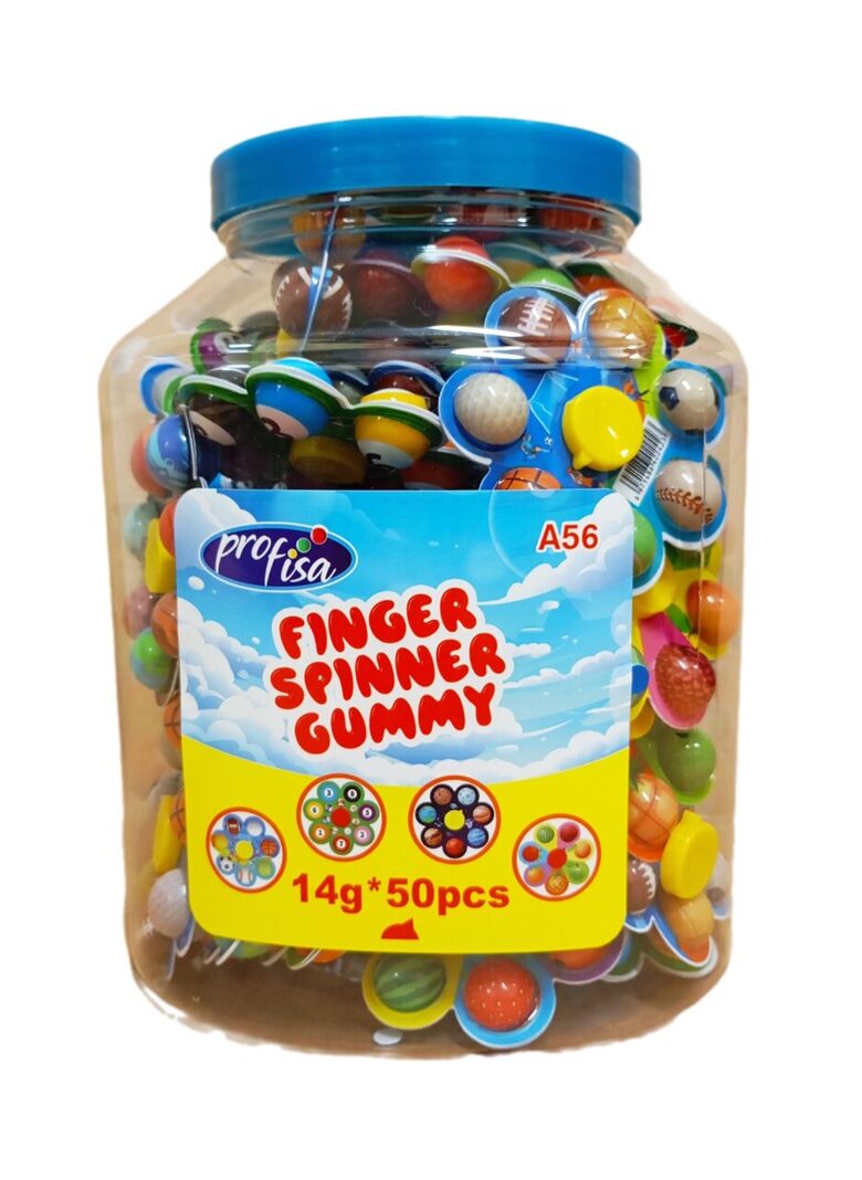 Želejas konfektes "Finger Spinner Gummy" (50 gab. x 14 g.)