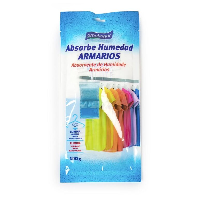 Moisture absorber for the wardrobe Amahogar 100 gr.