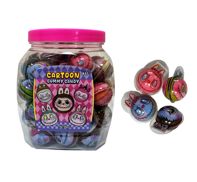 Желейные конфеты "Cartoon Gummy Candy" (50 шт. x 18 г)