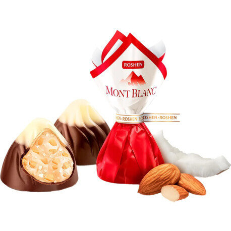 Mont Blanc Šokolādes pralinē ar sasmalcinātām mandelēm un kokosriekstu krējumu, 1 kg