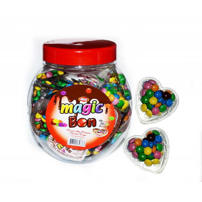 Chocolate dragee "Magic Bon" 48 pcs. x 10 gr.