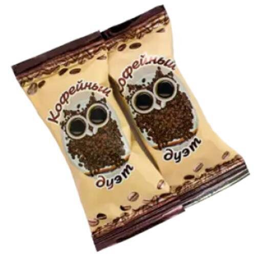 Glazētas konfektes "Kafijas Duets" 0.5 kg.