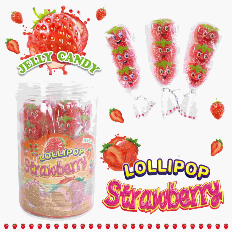 Jelly candies on a stick 13 g x 30 pcs.