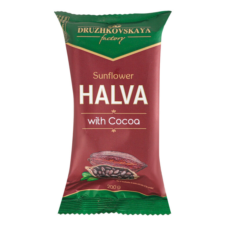 Sunflower halva with cocoa, 200 gr.