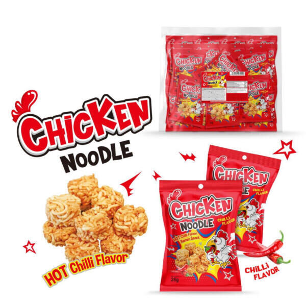 Snack "Chicken Noodle Hot Chilli" 30 pcs. x 28 gr.
