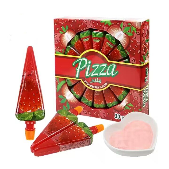 Liquid candy "Pizza Pudding Strawberry" 30 pcs. x 50 gr.
