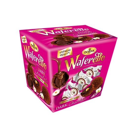Vafeļu bumbiņas Waferello 150 gr. (Dark Chocolate)