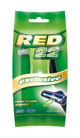 Skūšanās asmeņi "Mattes Red22 Exclusive" (5gb) M30002
