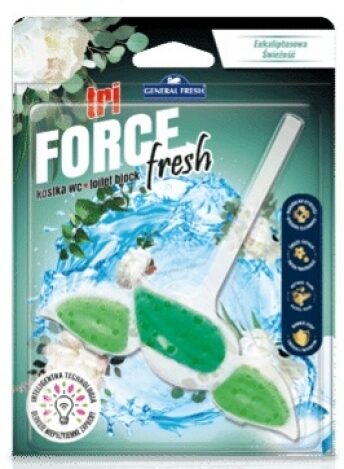 Tri Force Fresh блок для унитаза с ароматом эвкалипта, 40 г G100098