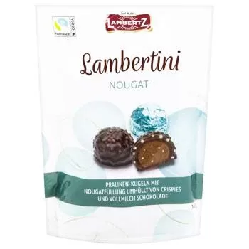 Chocolate candies "Lambertini Nougat" 140 gr.