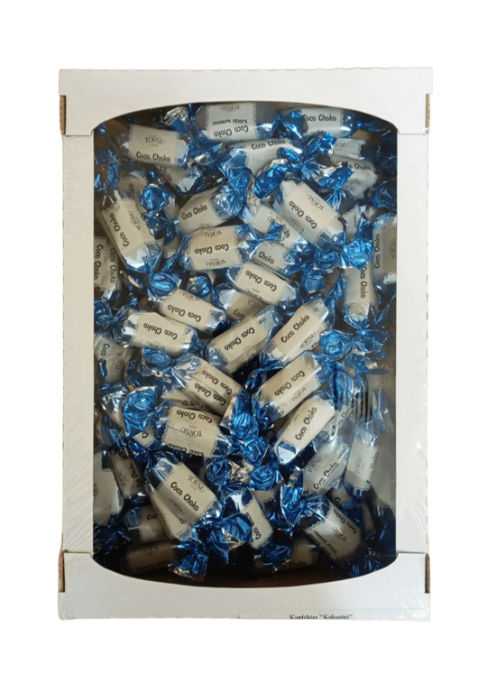 Konfektes ar kokosriekstu pildījumu Coco - Choko 1 kg.