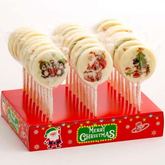 Новогодний леденец на палочке 27 шт * 50 г (уточнить доступность) Roks