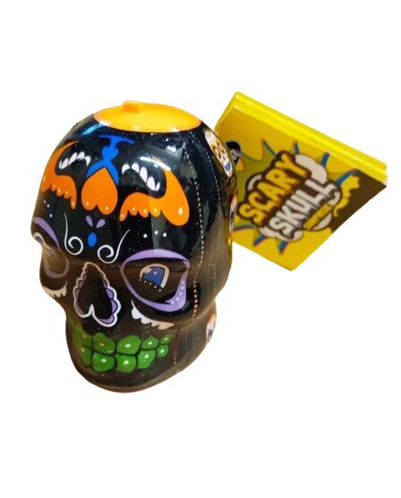 Toy + candy "Scary Skull Surprise" 1 pc. (7 cm)