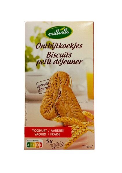 Cepumi "Millville Yoghurt/Strawberry" 253 g.