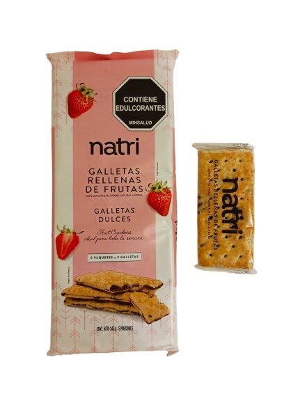 Cepumi "Natri" ar augļu pildījumu 145 g.