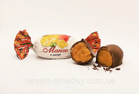 Конфеты глазированные "Манго", (Amadei) 1 кг