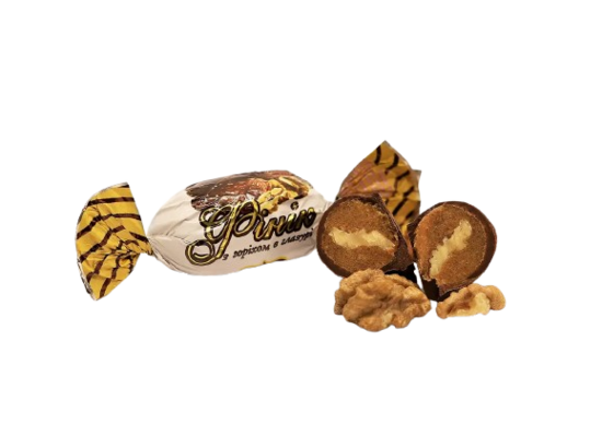 Glazētas konfektes "Dateles ar valriekstiem", 1 kg