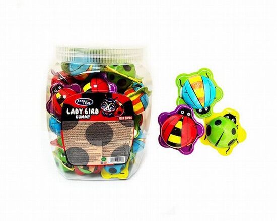 Želejas konfektes "Lady Bird" 50 gab. x 10 gr.