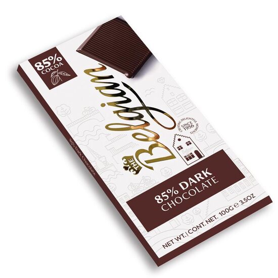 Tumšā šokolāde 85% Belgian 100 g.