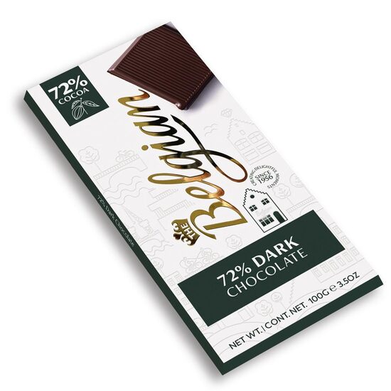 Tumšā šokolāde 72% Belgian 100 g.