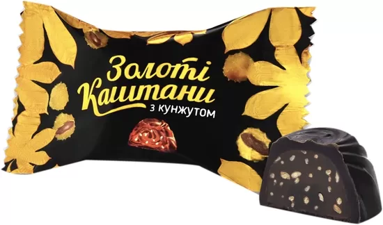 Konfektes "Zelta kastaņi" ar sezamu 1.3 kg