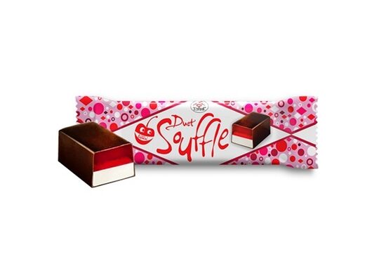 Glazētas konfektes "Duet Souffle" ar ķiršu garšu 1 kg