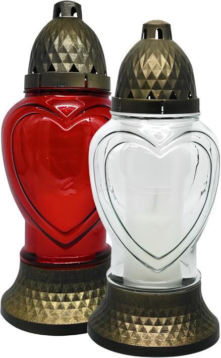 Stikla svece LA83P 26 cm A61303b