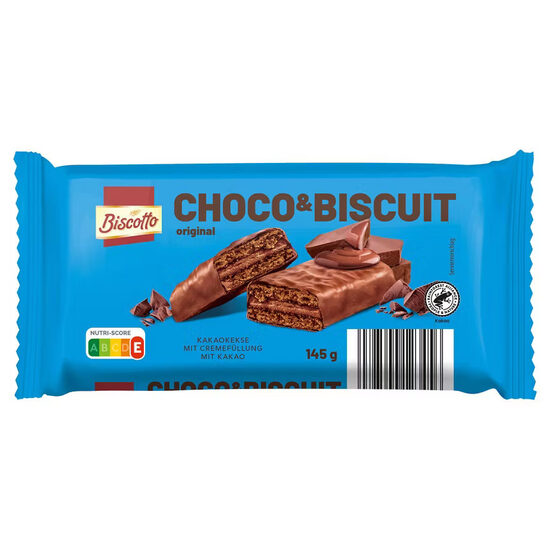 Cepumi "Biscotto Choco & Biscuit" oriģinālie 145 g