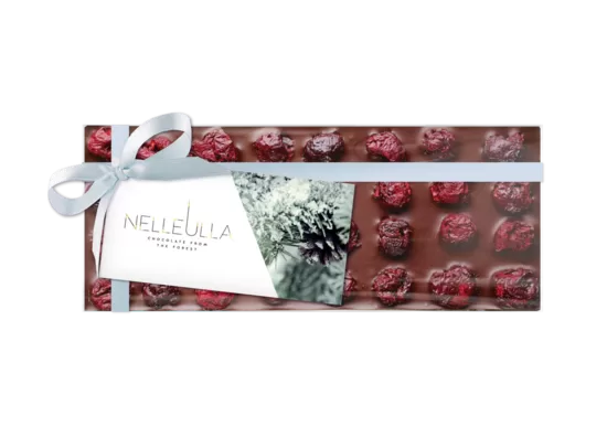 rūgtā šokolāde ar ķiršiem 150gr