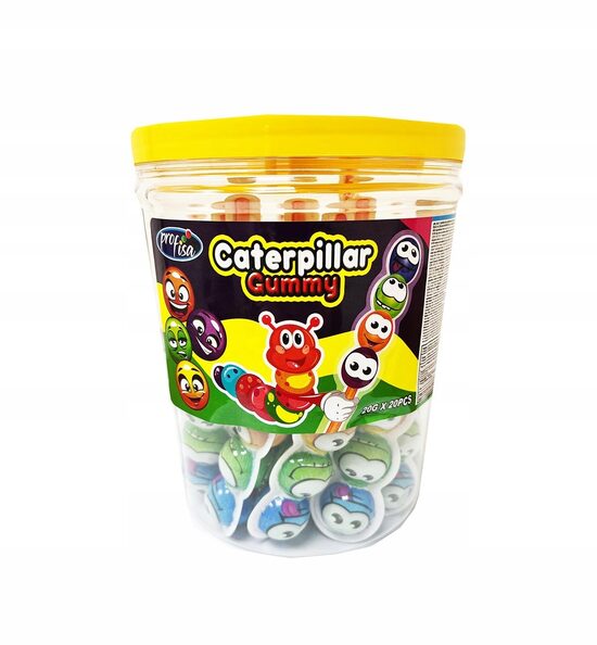 Желейные конфеты "Caterpillar" (20 шт. х 20 гр)