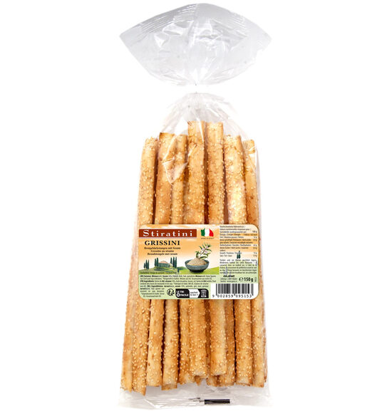 Sezama standziņas "Stiratini Grissini" 150 gr.