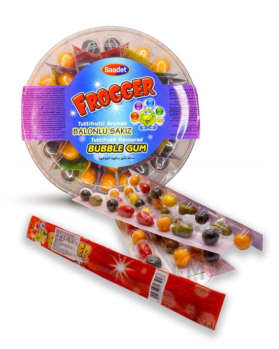 Košļājamās gumijas "Frogger" 22 g x 42 gab.