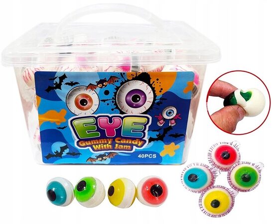 Želejkonfektes XXL EYE GUMMY 18 g x 40 gab.