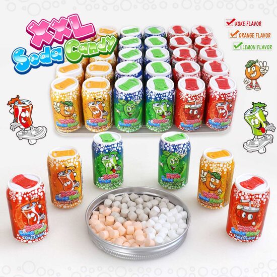 Dražeja "XXL Soda Candy" 30 gb. x 8 gr.