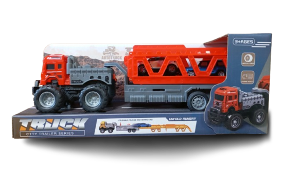 Autotreileris ar mašīnām (28 cm)