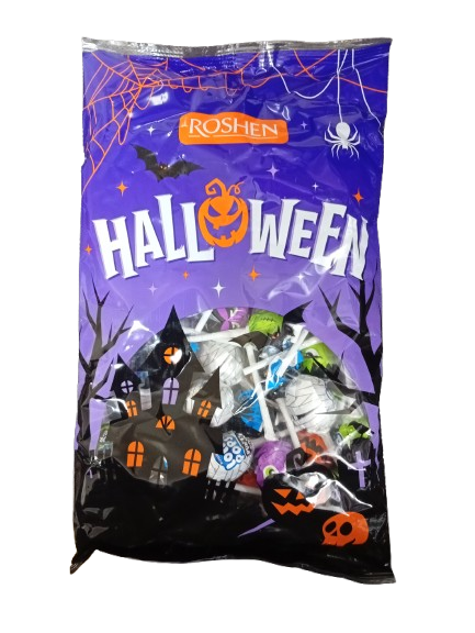 Карамель на палочке «Roshen» Lollipops Cola Helloween 920 г (48 шт.)