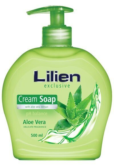 LILIEN - šķidrs krēma ziepes Aloe Vera (500ml)