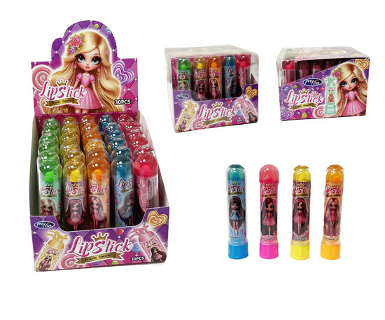 Šķidras konfektes ar saldinātājiem "Lipstick" 30 gb. x 7 gr.